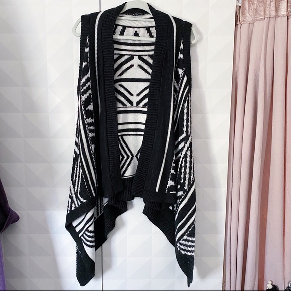 Express Sleeveless Open Cardigan Sz XS/S - Picture 2 of 4